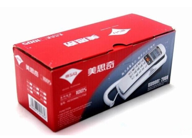 trimline wall mountable telephone set with lcd display, samll telephone