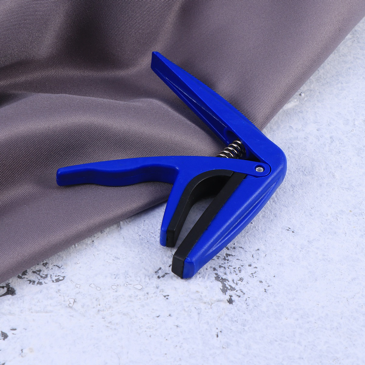 Capo Voor Ukelele Akoestische Gitaren Banjo Muziekinstrumenten Gitaar Onderdelen Siliconen Pad Snaarspanning Zinklegering: Blauw