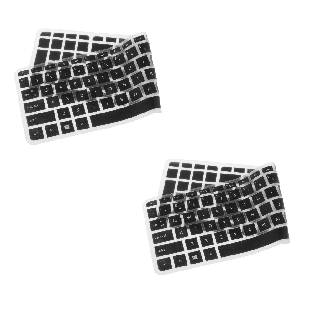 2pcs Silicone Keyboard Skin Cover Protector for HP Pavilion 15'' PC Laptop Keyboard Soft Case Cover Protector Skin Film