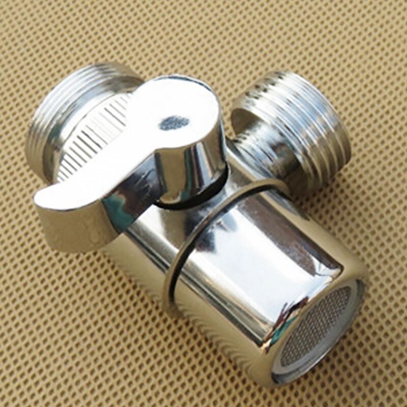 Faucet Valve Diverter Sink Valve Water Tap Faucet Splitter Adapter Home Bathroom Kitchen Diverter