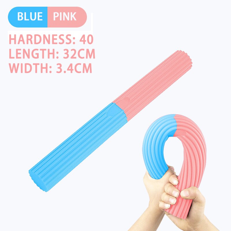 Arm Trainer Muscle Relaxation Equipment Arm Workout Blaster Bodybuilding Equipment Exercise &amp; Fitness/strength Training For Home: Pink Blue