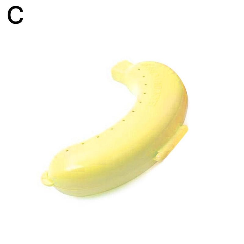 Sell One By One Portable Banana Storage Box Anti-extrusion Fruit Storage Box Banana Box Multifunctional Storage Box Fresh-keepin: C