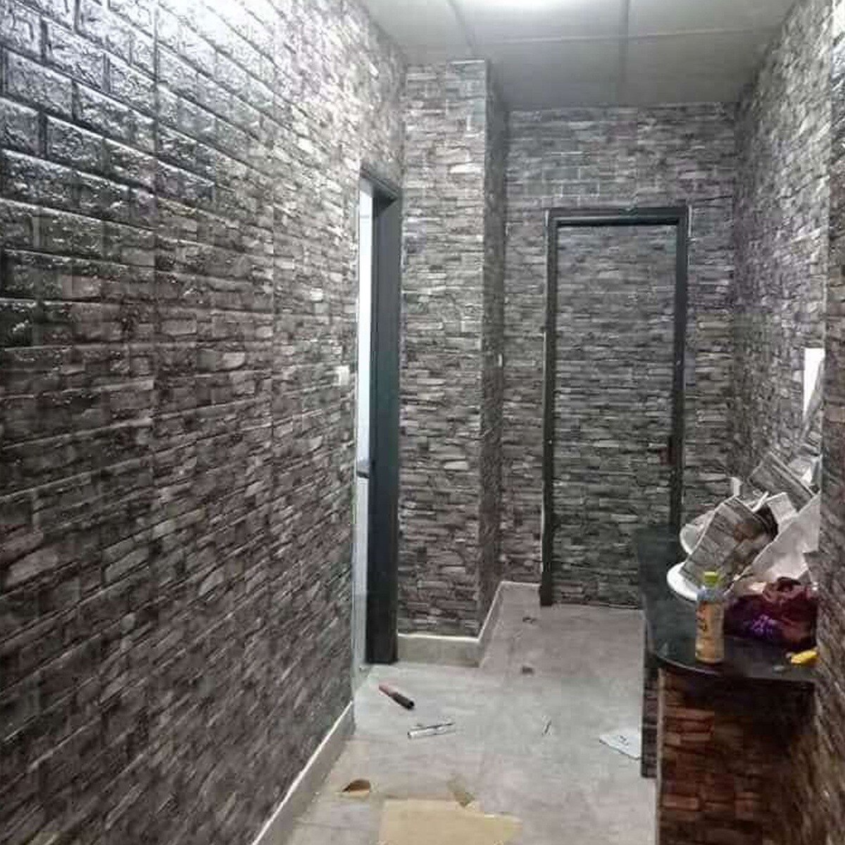 Auto-adhésif autocollant 3D en brique blanche Panneau mural PE mousse  autocollant mural - Chine Mur de mousse autocollant, mur autocollant
