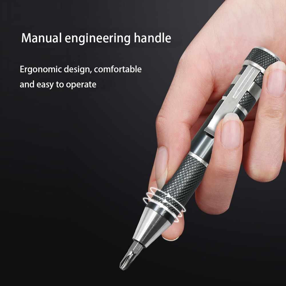 8 In 1 Mini screwdriver Gadgets Electric Repair Tools Pen Style Precision Screwdriver Set DIY