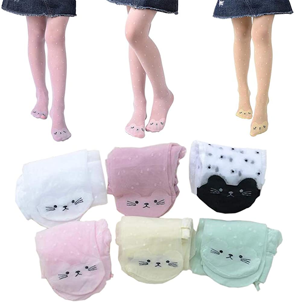 Kids Meisjes Zachte Dans Kant Dunne Panty Panty Broek, Sheer Panty Kousen Pantihose Meisje Roze Kids Visnet Panty