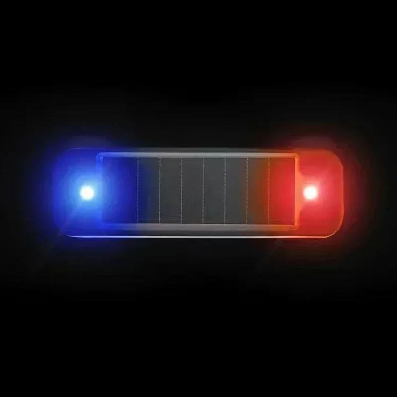 Mini lampe LED solaire à iode pour voiture, moto, véhicule électrique, feu arrière de vélo, stroboscope anti-arrière, nuit