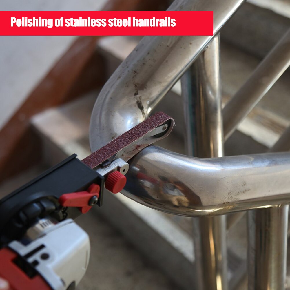 M14 Gemodificeerde Zand Riem Machine Power Tool Mini Schuurmachine Schuren Riem Adapter Hoofd Voor 115/125 Haakse Slijper Power Tools