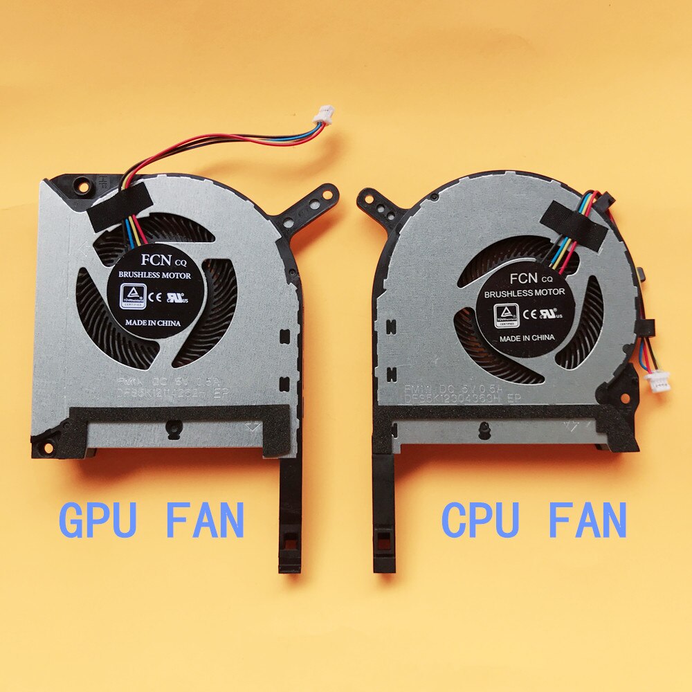 5V Cpu Gpu Cooling Fans Koeler Voor Asus Rog Strix FX505 FX505GE FX505D Tuf Gaming Computer Fan 13NR00S0M11111