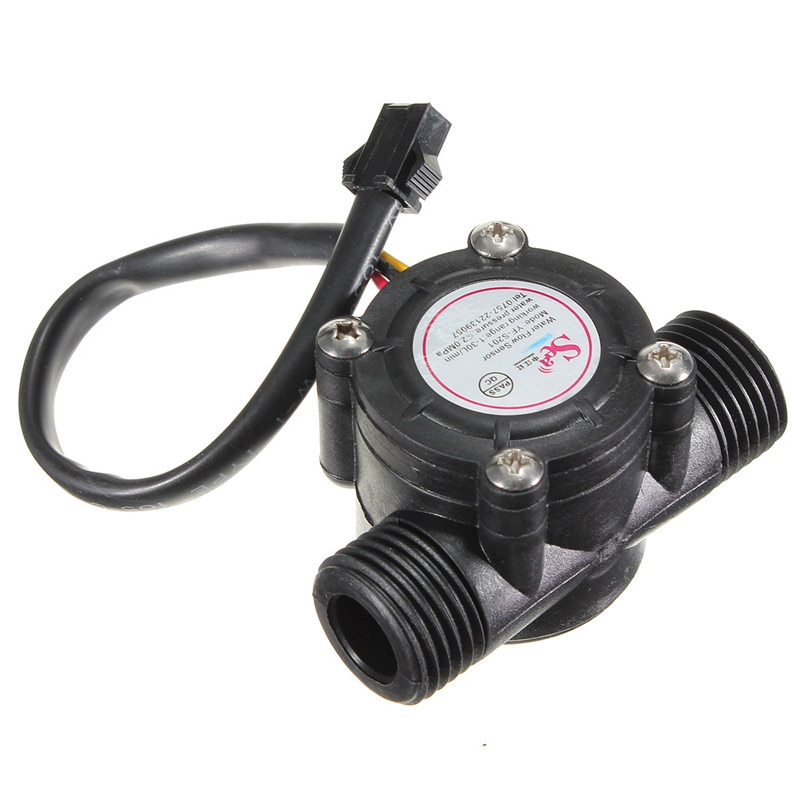Water Flow Sensor Flowmeter Hall Flow Sensor Water Control 1-30L/min 2.0MPa