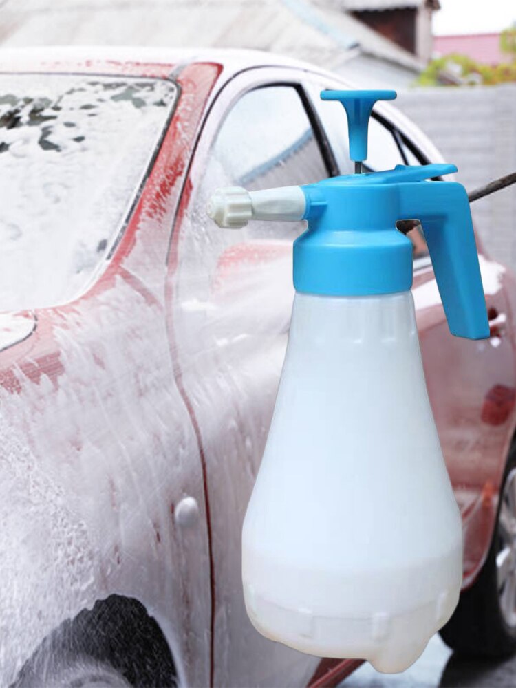 1.8L Hoge Druk Car Cleaning Spuit Auto Handpomp Spuit Auto Cleaning Foam Nozzle Spuit Fles