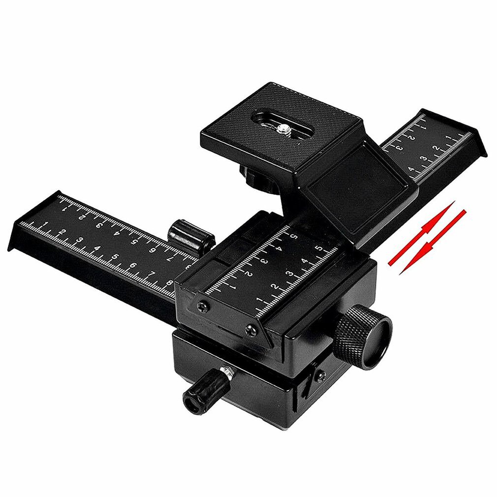4-Way Macro Focusing Focus Rail Slider/Close-Up Shooting for Digital SLR Camera DC with Standard 1/4-Inch Screw Hole