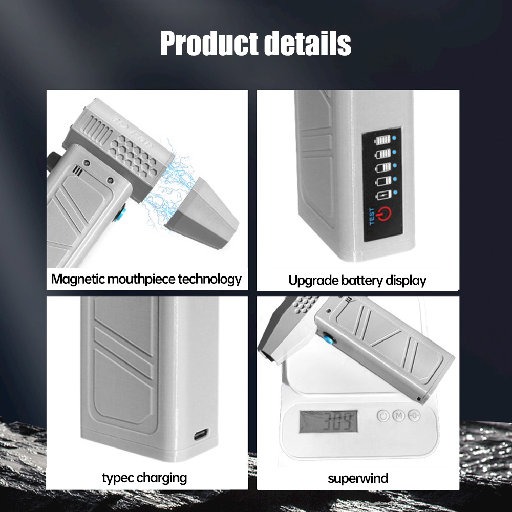 Potente ventilador de aire, ventilador de conducto de alta velocidad, mini ventilador Turbo Jet 140000 RPM Velocidad del viento 62 m/s Turbo Ventilador Motor sin escobillas Ventilador violento