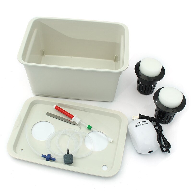 Système hydroponique de plantes, 220V, 2 trous, armoire de jardin intérieure, boîte de culture, Kit de bulles, Pots de jardin, jardinières, pépinière