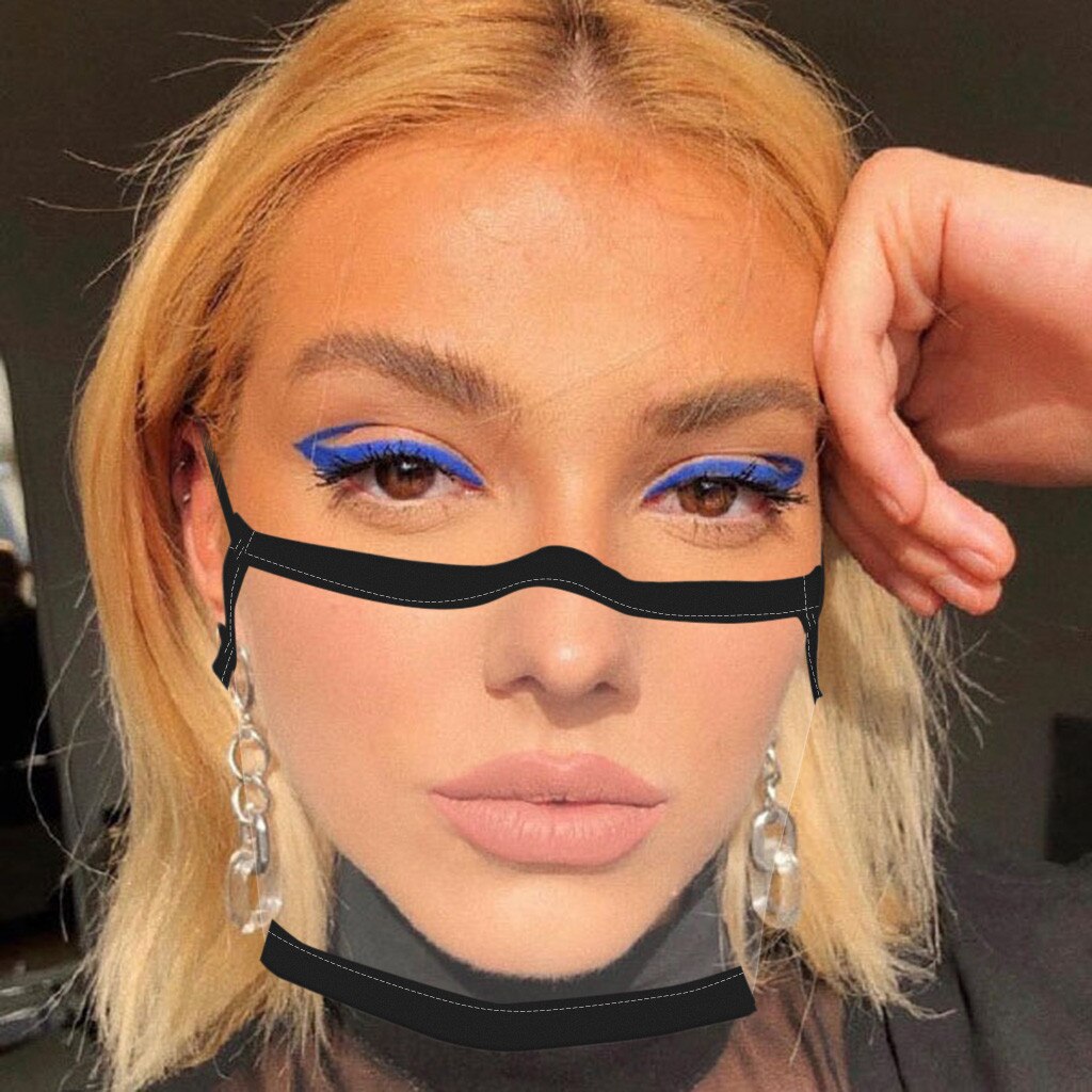 Mouth Caps Adult 5PC Mini Shield Washable Reusable Comfortable ma$k Transparent Visual ma$k Pantalla Proteccion Facial