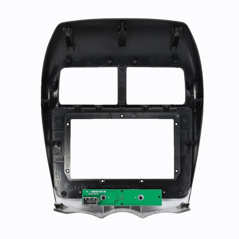 Roman bil fascia dash kit installation facia panel nødlys dvd ramme til mitsubishi asx 2 din 10.1 tommer