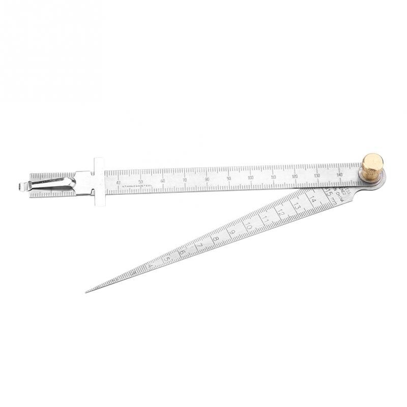 Stainless Steel Welding Taper Feeler Gauge Ruler Hole Inspection Tool ...