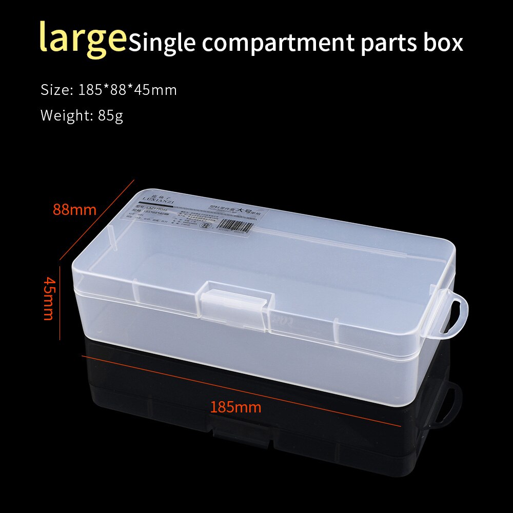 Luxianzi Draagbare Plastic Organizer Box Voor Kleine Dingen Deel Schroeven Container Toolbox Draagbare Sieraden Tool Case Opbergdoos: LXZ919066