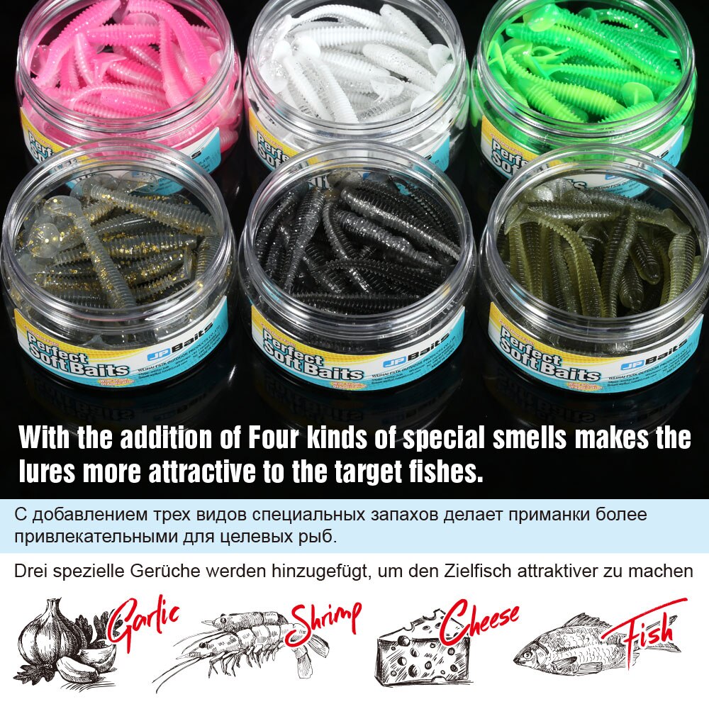 Leurre artificiel et doux à gros impact,wobbler softbait de 0 mm, 2,3 inch, 50mm et 1,6 inch, pour la pêche à pagaie et poisson nageur à queue,