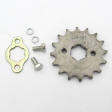 universell tilbehør motorsykkel 12t 14t 16t 15t tenner 20mm 17mm 428 kjede tannhjul tannhjul lite svinghjul