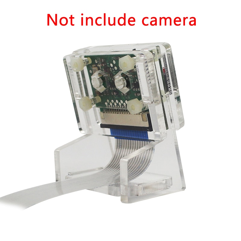 Novo suporte de acrílico caso transparente para raspberry pi 3 ov5647 mini webcam/para raspberry pi câmera oficial