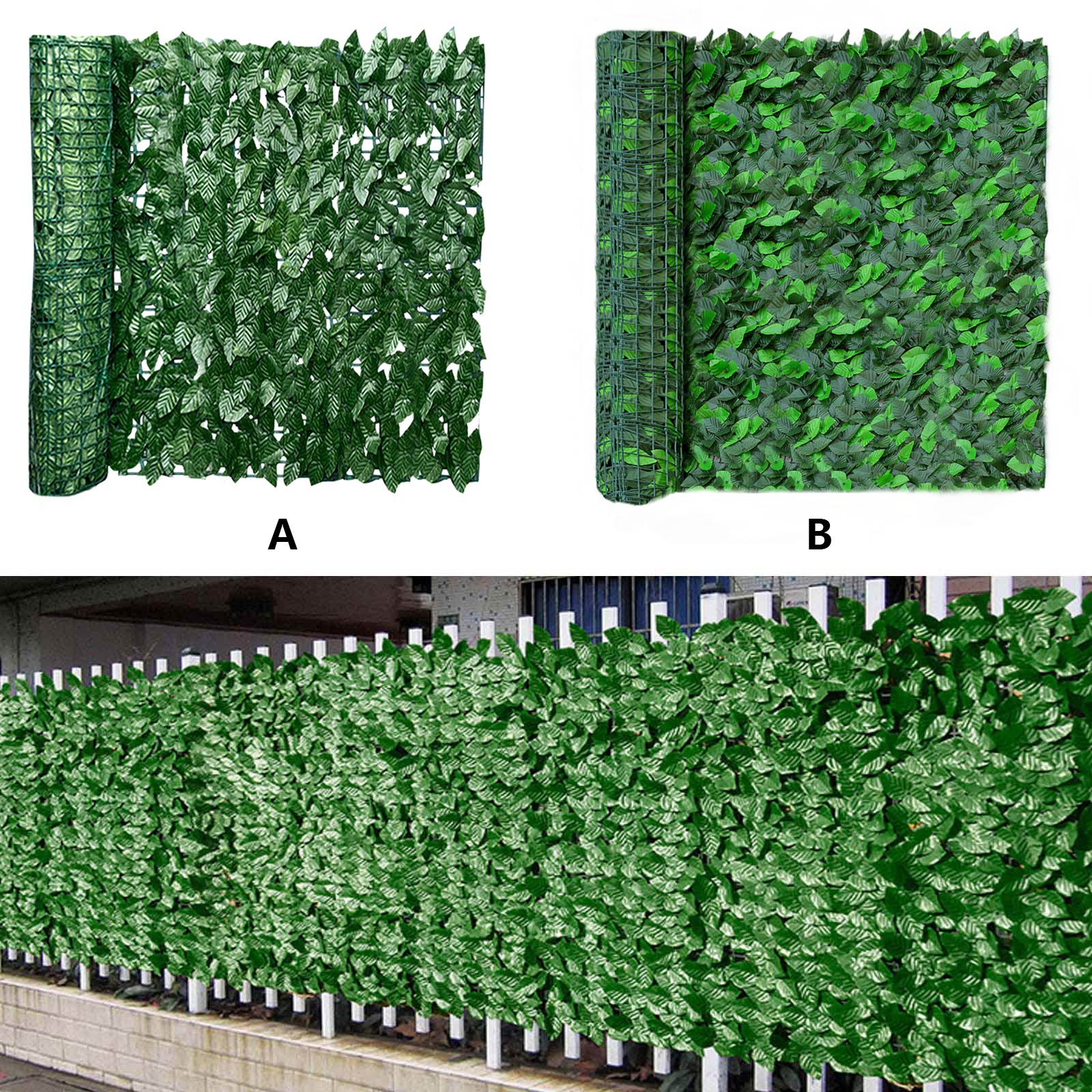 Privacy Fence Screen, Artificial Scindapsus Leaf Hedges Fence Wall Panel Screen for Garden Backyard Home Decor gazebo tent