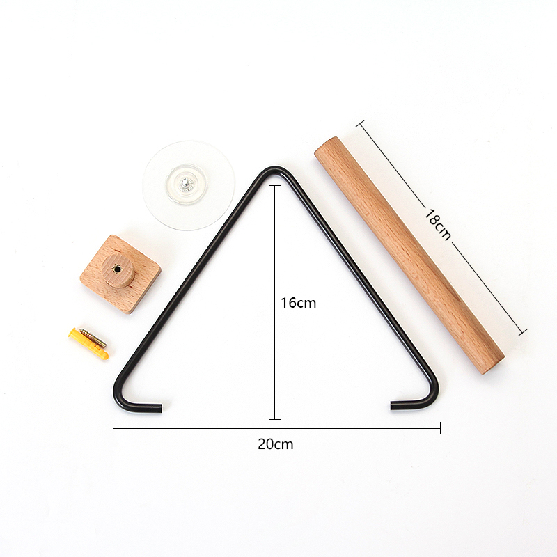 Portarrollos de madera para baño, portarrollos de papel de contacto, estante de almacenamiento para el hogar, accesorios para el baño: Amarillo claro