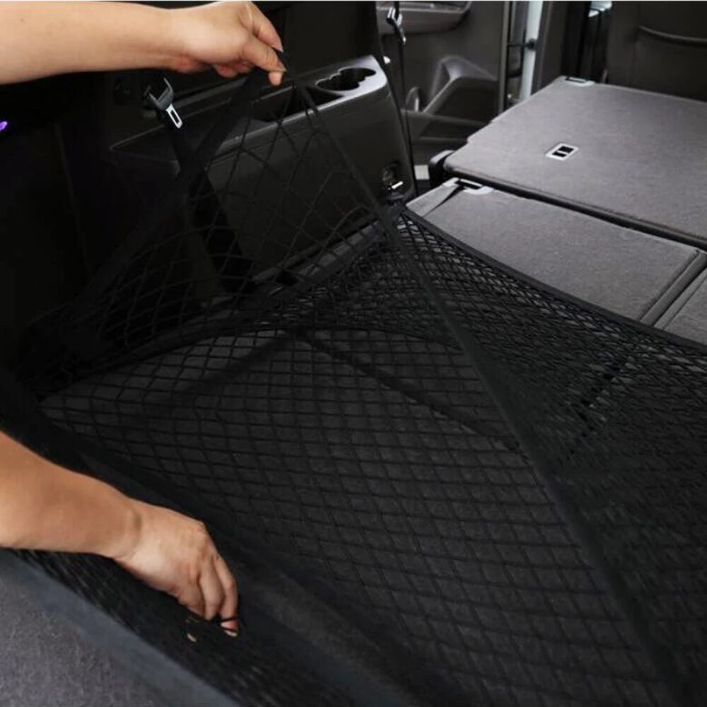 for Citroen C4 Picasso SpaceToure Car Trunk Luggage Storage Cargo Organiser Hooks Nylon Elastic Mesh Net Plastic Car Accessories