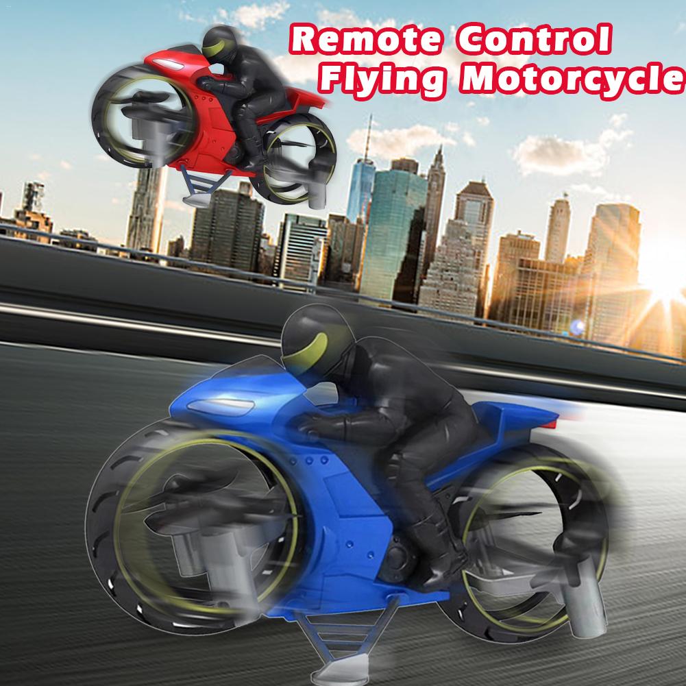 2 in 1 fjernbetjening motorcykel land og luft dual mode rc motorcykel genopladeligt stunt flip motorcykel legetøj til børn