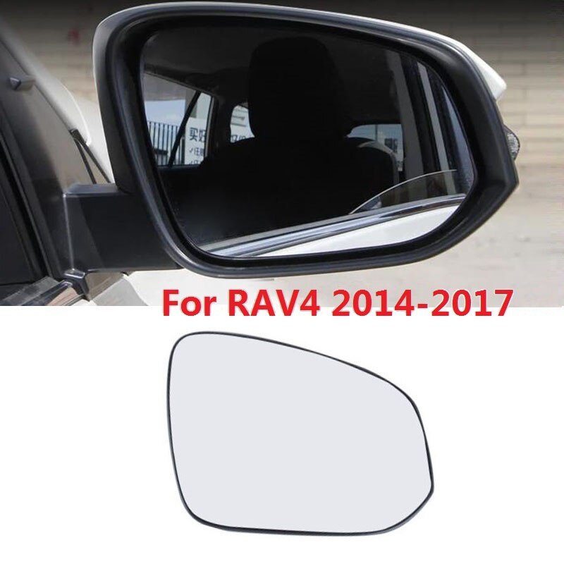 CAPQX para Toyota RAV4 espejo retrovisor lateral espejo retrovisor para coche lente de reversa con calefacción o no: With heating Right