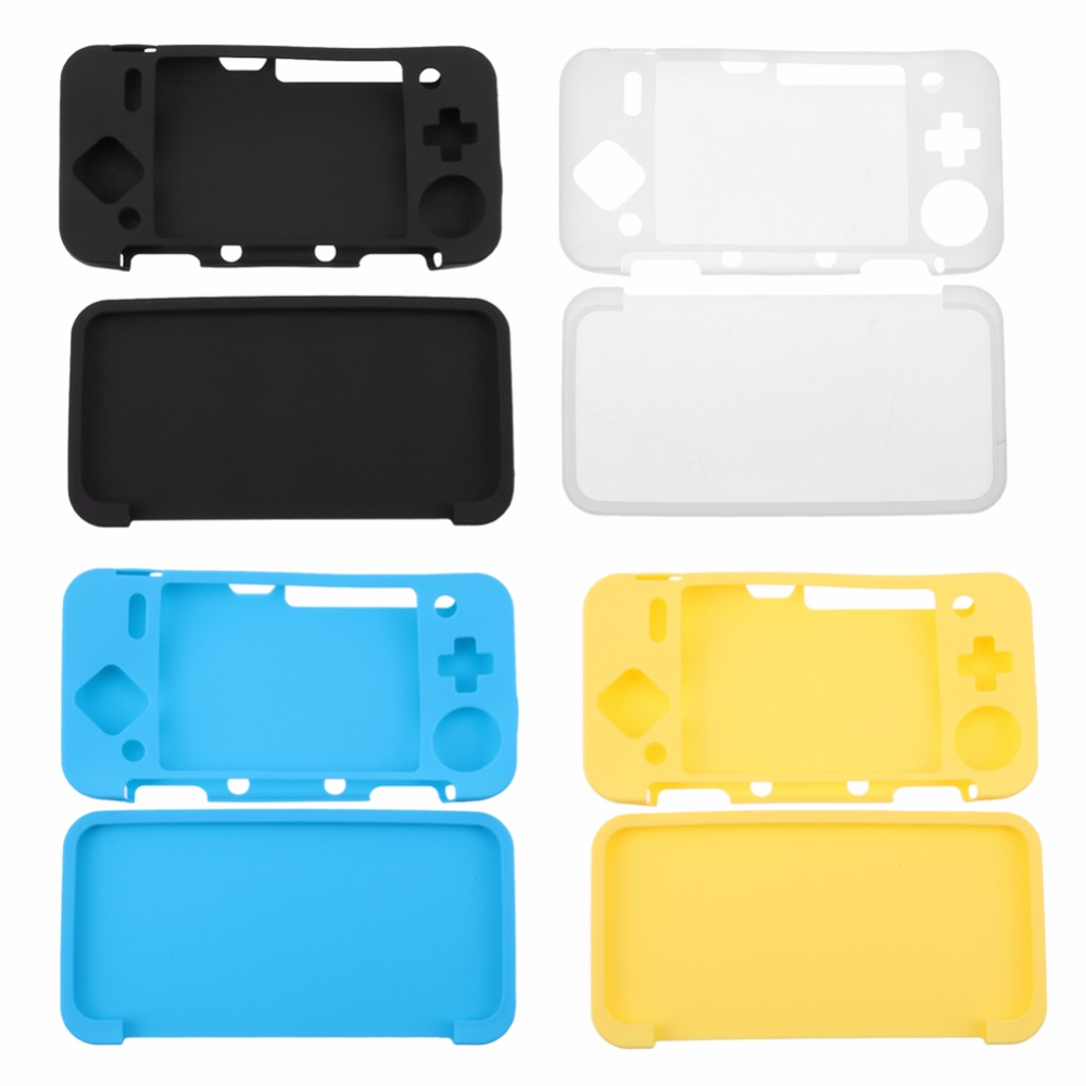 Silicone Cover Skin Case Voor Nintendo 2DS XL/2DS LL Game Console Soft Volledige Cover Bescherm Case Game accessoires