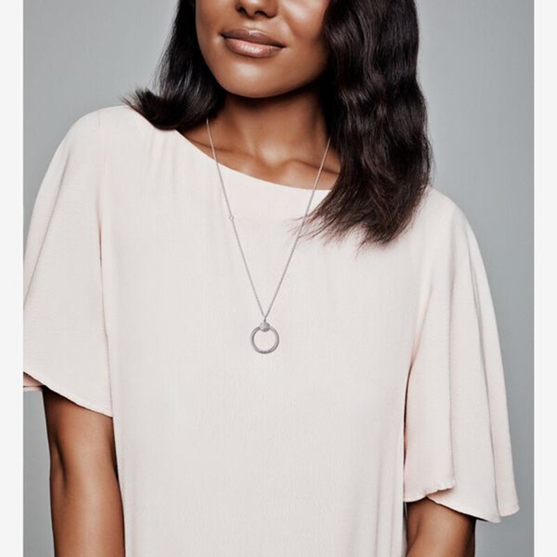 Colgante de plata de ley 925 con forma de pavé pequeño, accesorio Original para collar, joyería, novedad de otoño,