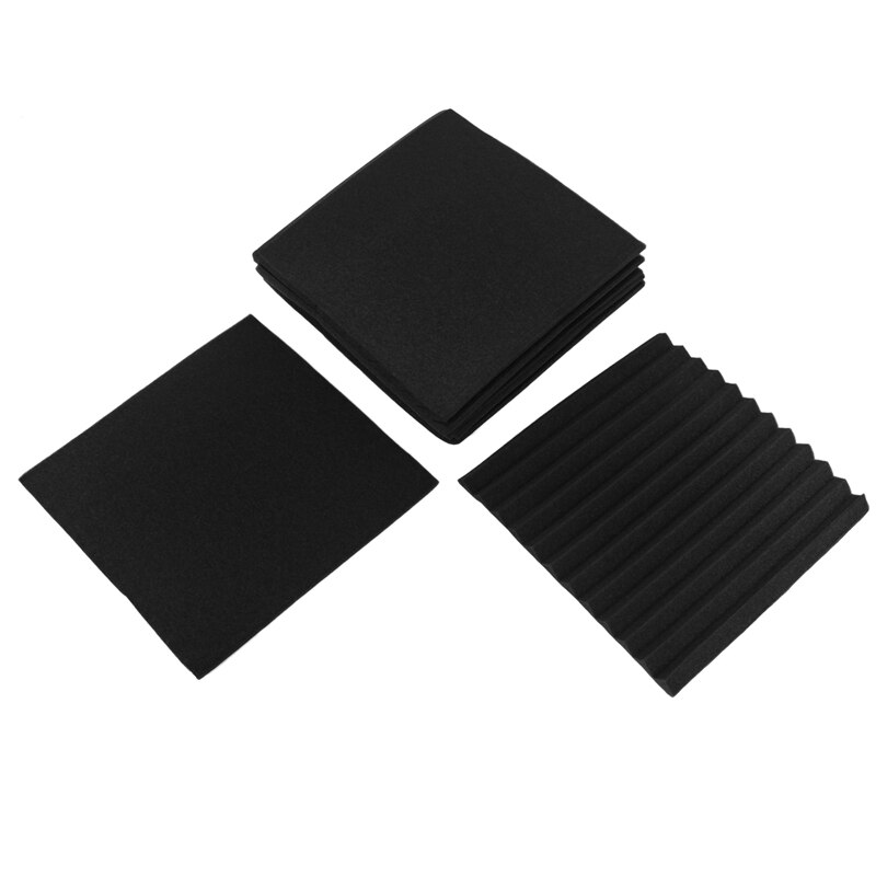 24 Pack-Akoestische Panelen Foam Techniek Spons Wiggen Geluidsisolatie Panelen 1Inch X 12 Inch X 12 Inch