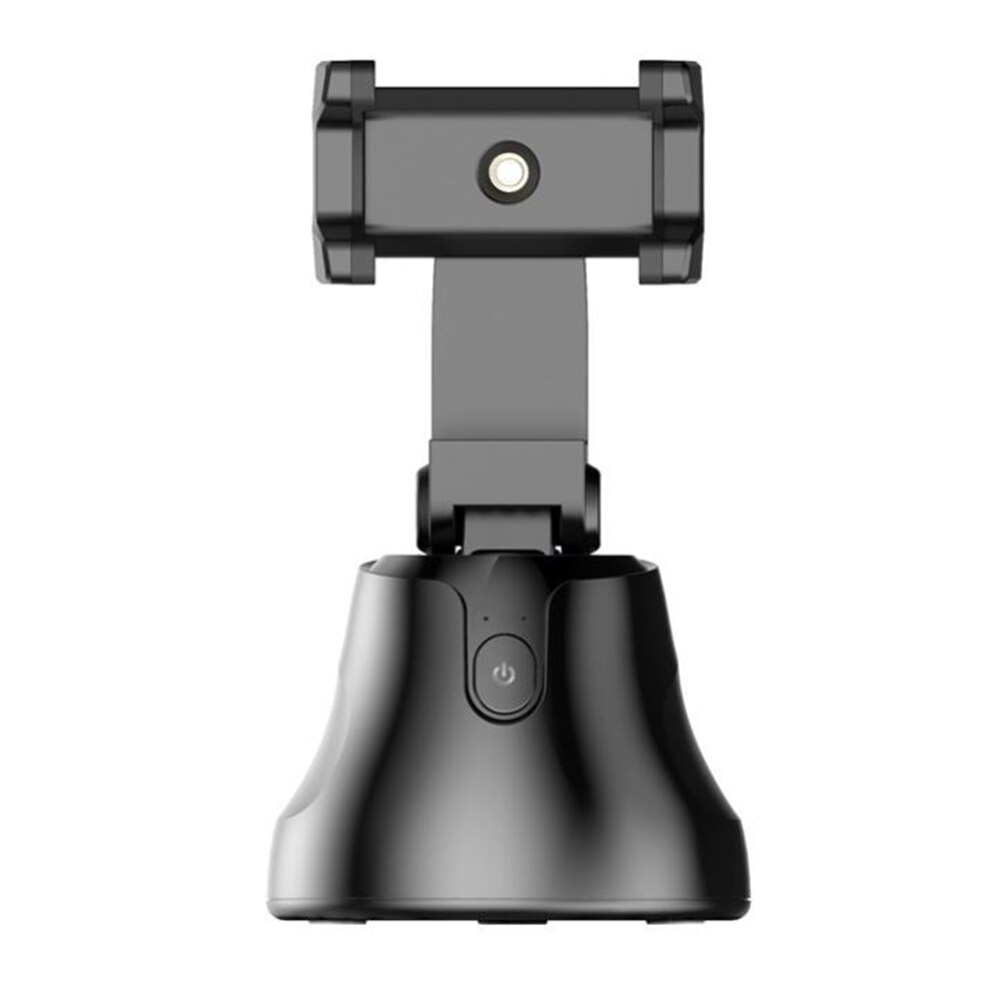 Base da tabuleta suporte do telefone móvel preguiçoso tiro inteligente selfie vara 360 rotação auto face objeto de rastreamento suporte do telefone: Black