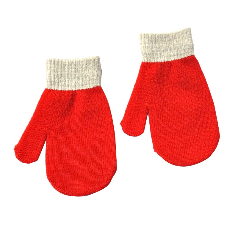 Guantes cálidos de invierno para niños de 5 a 10 años, manoplas de punto para niños y niñas, 6 colores, gruesos, nuevos: 6