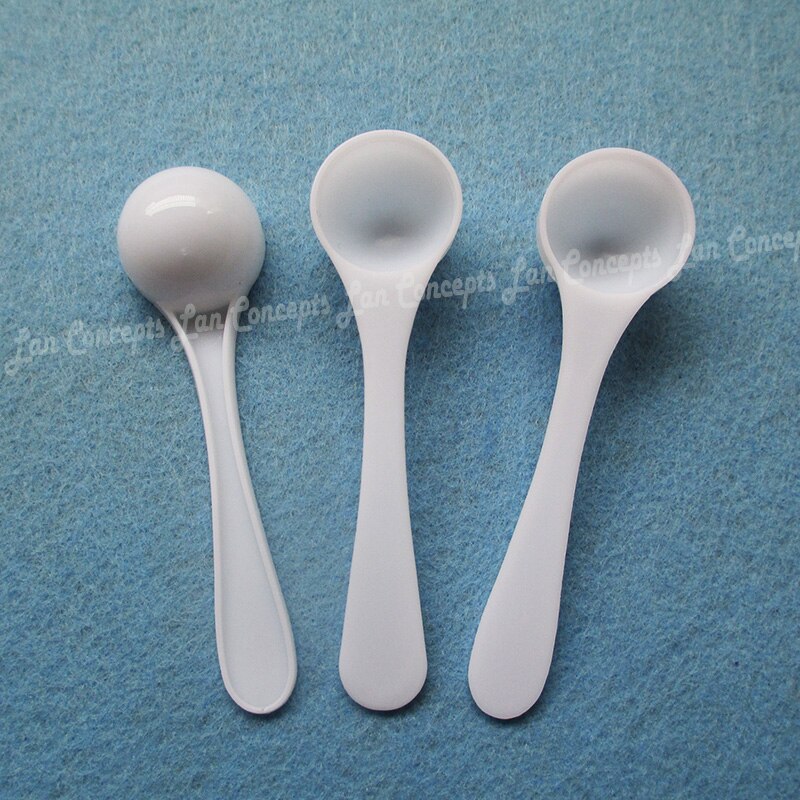 Cuchara medidora de plástico para leche en polvo, envase individual de 2,5g/5ML, 2,5 gramos-200 unidades/lote,