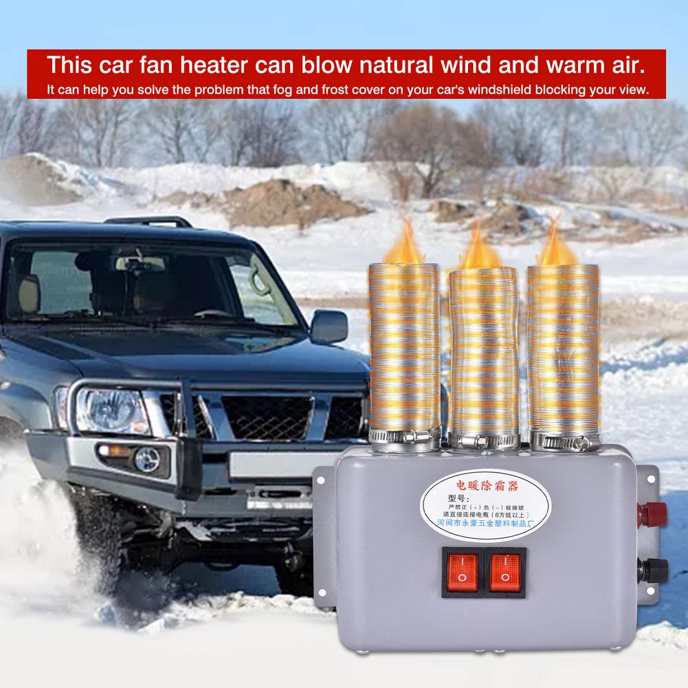 12v/24v 800w forrude forrude defroster demister bærbar bilvarmer autonom varmelegeme 12v bil luftkøling blæser webasto