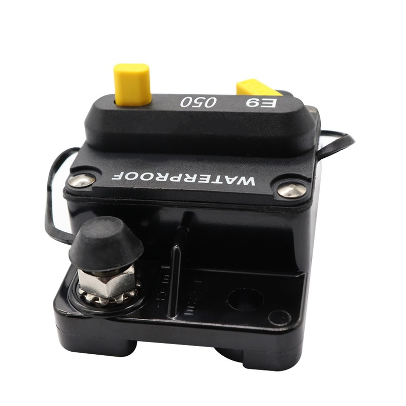 30-50A AMP Circuit Breaker Dual Battery IP67 Waterproof 12V 24V Fuse Manual Reset Car Circuit Breaker