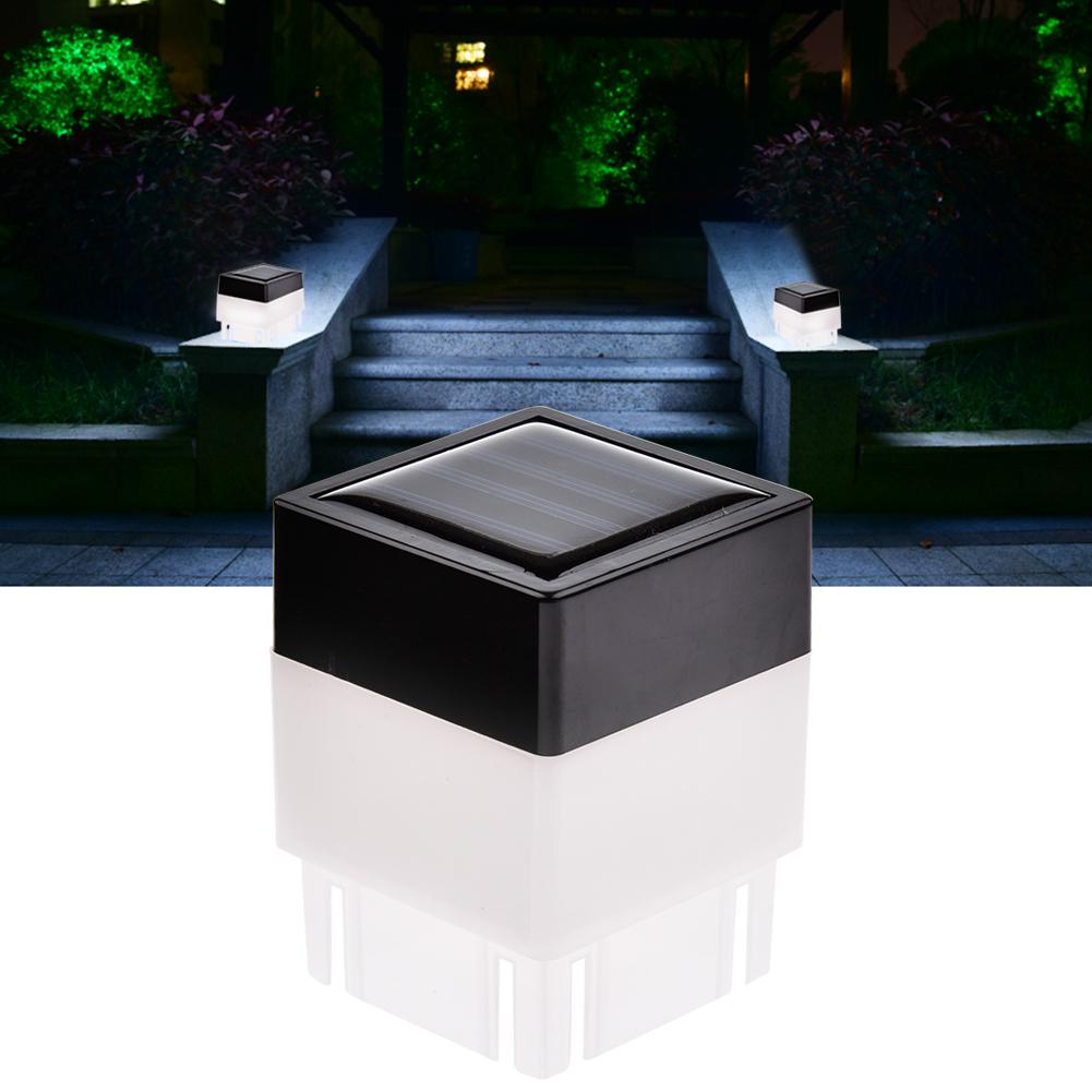 Lámpara Solar LED para porche, sendero, calle, valla, jardín, escaleras, césped, pasillo, luz blanca/cálida, 6V, 2W