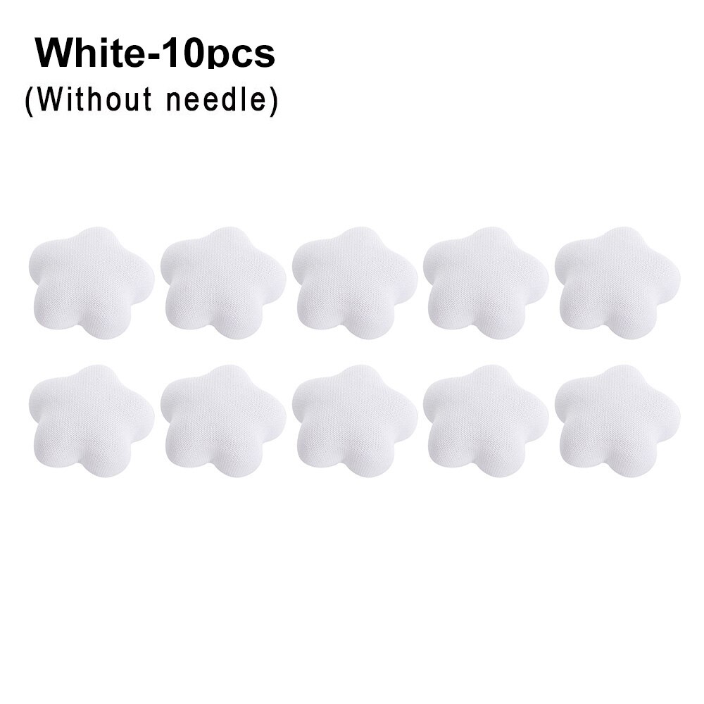 10Pcs Quilt Holder Flower/Heart Shape Non-slip Blanket Clip One Key to Unlock Blankets Cover Fastener Clip Bed Sheet Holder: Flower-White