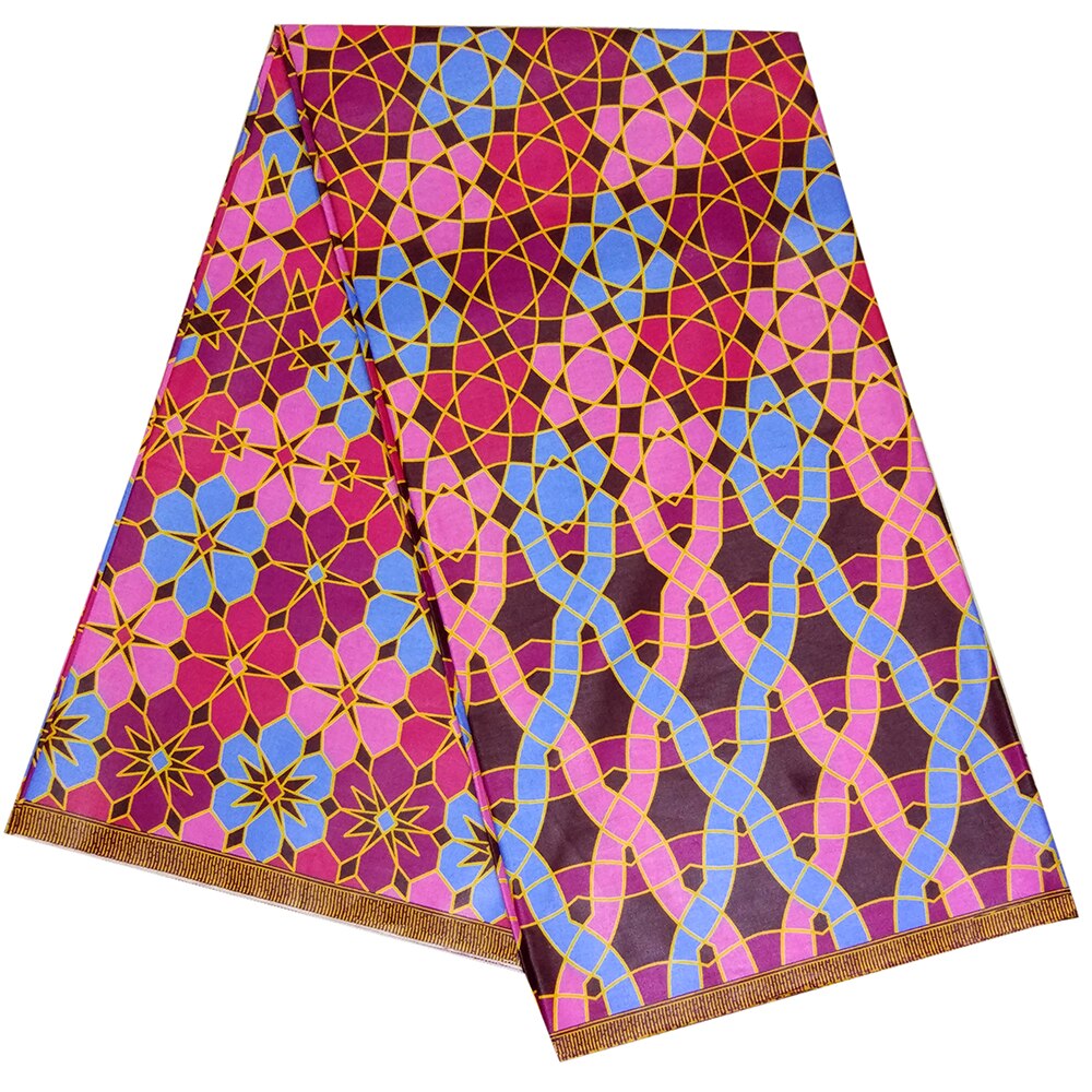 African Fabric Ankara Wax Print African 6Yards kwanzaa Wax African Fabric For Wedding Dress: Default Title