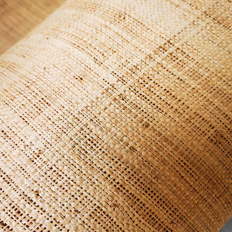 Estera fina de rafia Natural Real, tejido hecho a mano, Material de mimbre, correas para el hogar, muebles, silla, mesa, decoración de techo