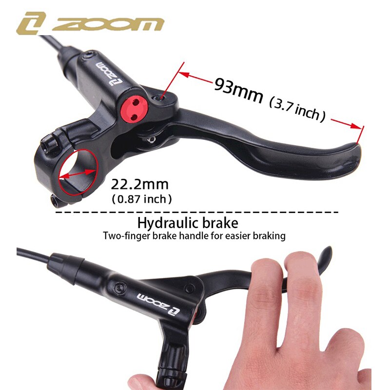 Zoom hb -mt200 maastopyörän hydraulinen levyjarru edessä ja takana mtb -jarrusarja  mt315 mt200 m615 m447 öljynpainelevyjarrulle
