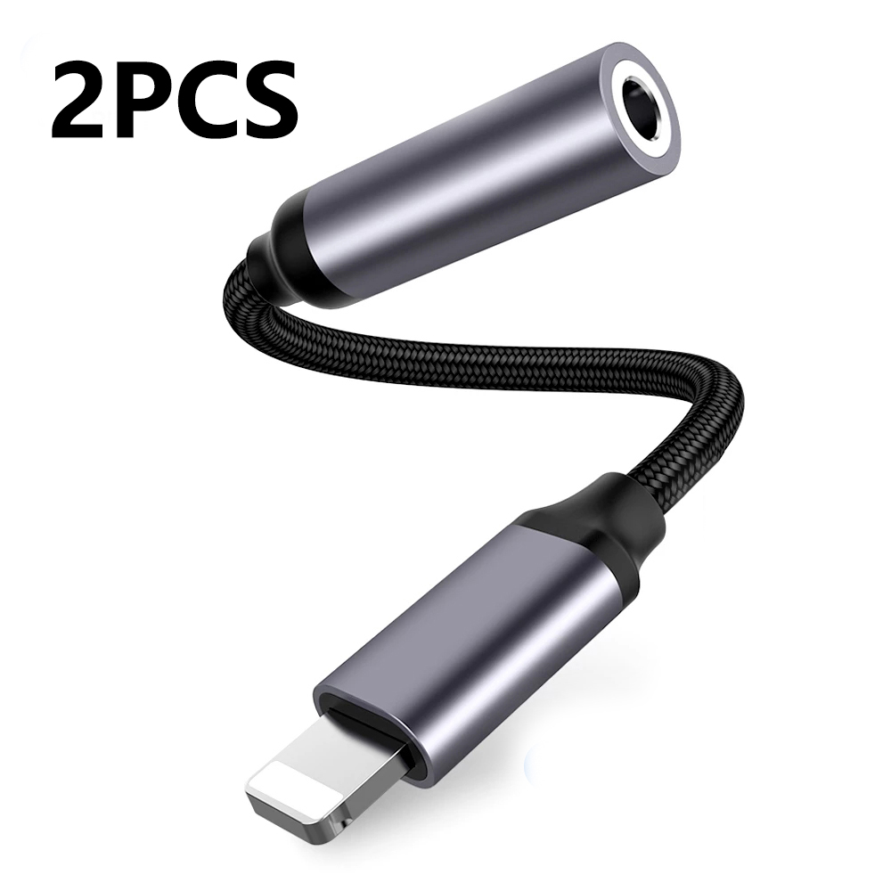 Adapter kabla AUX do iPhone'a na 3 5 MM Adapter do iPhone'a 12 13 14 Pro Złącze słuchawkowe Rozdzielacz audio akcesoria do telefonu: WHITE