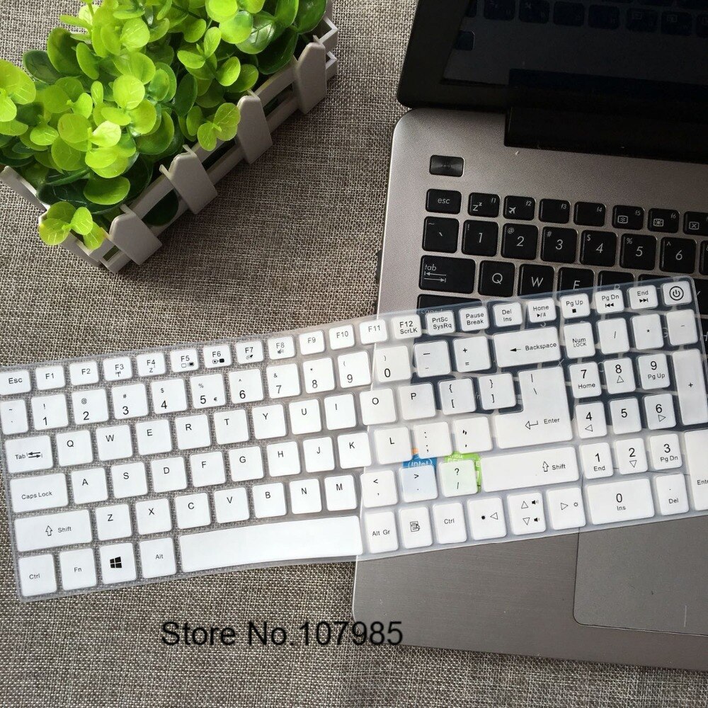 15.6 inch Silicone keyboard cover Protector for Acer Aspire E15 E 15 E5-576 E5576 V3 V15 E5-553G E5-575G / Aspire 3 5 7 Series