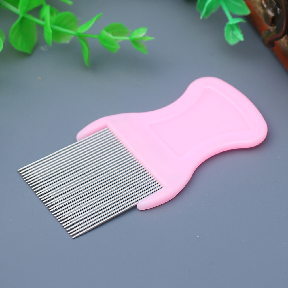 Hair Lice Comb Brushes Terminator Fine Egg Dust Nit Free Removal Stainless Steel