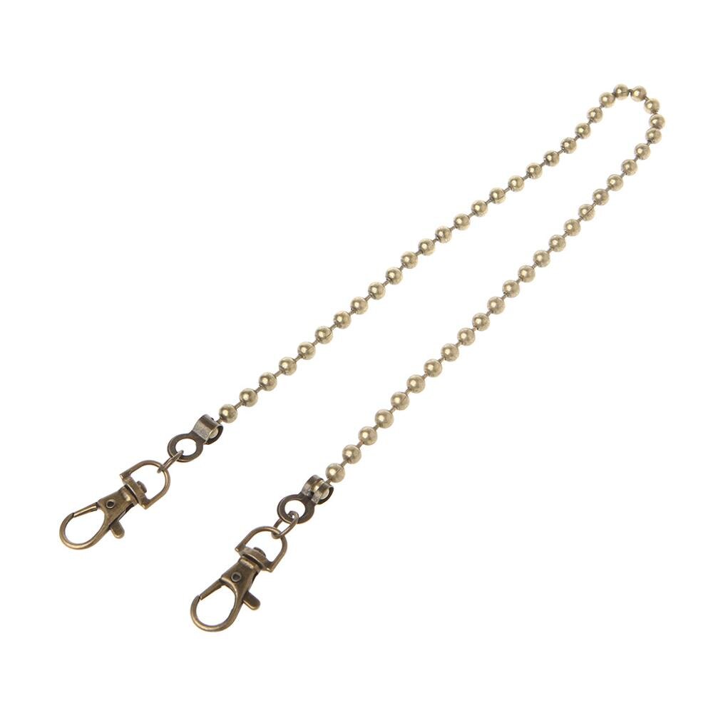 Thinkthendo Lange 120 Cm/50 Cm Luxe Mode Metalen Portemonnee Ketting Bandjes Handvat Schoudertas Cross Body Vervanging Handtas: 50cm-bronze