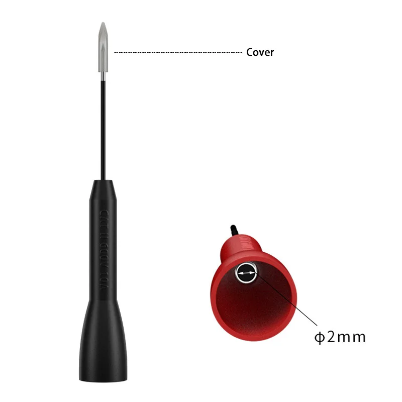 2/4pcs Insulated Piercing Needle Non-destructive Multimeter Test Probes Red/Black Test Probe Digital Multimeter Test Equipment