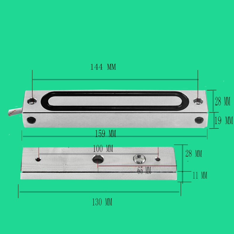 110KG/240LB DC 12V Weatherproof Magnetic Lock Security Access Control System