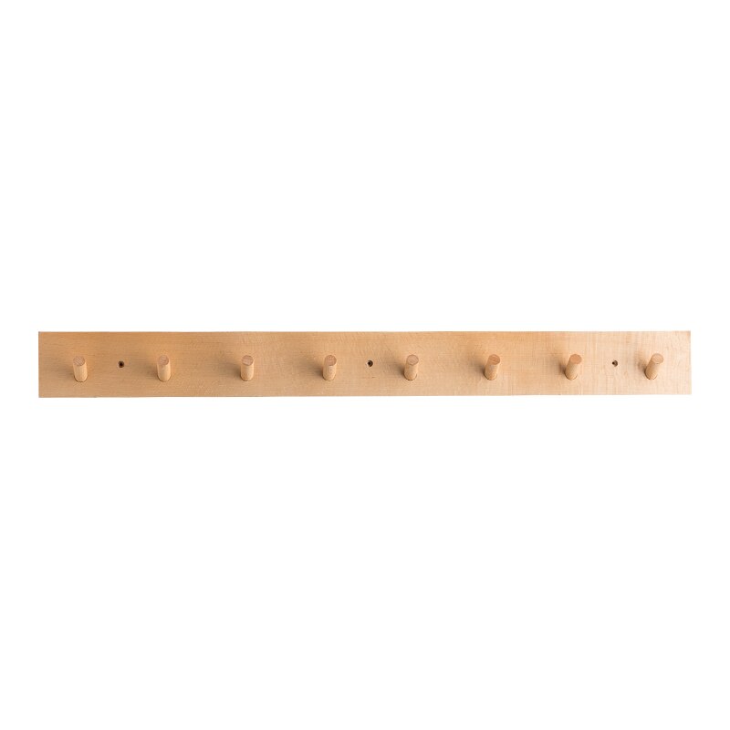 Perchero de madera de estilo nórdico para colgar en la pared, colgador de puerta, perchero decorativo para almacenamiento de llaves, muebles de madera de haya