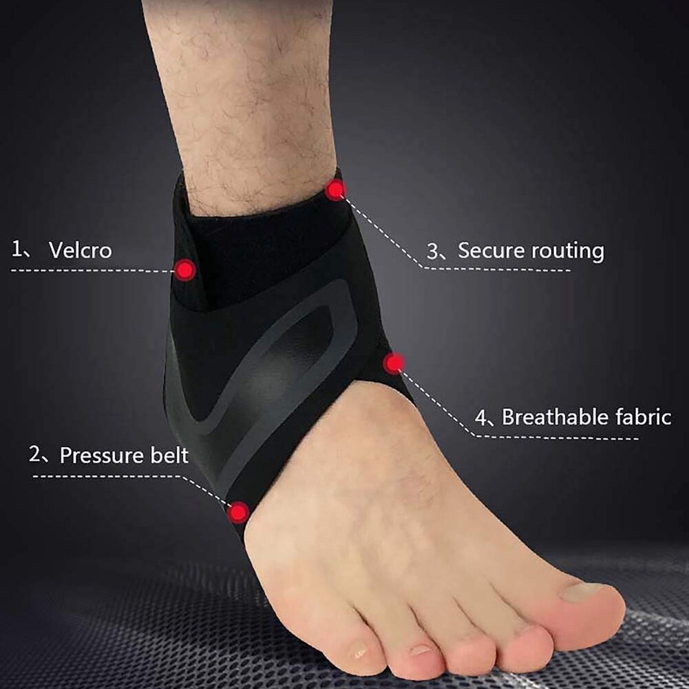 1Pc Ankle Mouwen Voet Beschermende Sport Enkelbrace Fitness Gym Enkel Ondersteuning Running Voet Wraps Protector Sportkleding